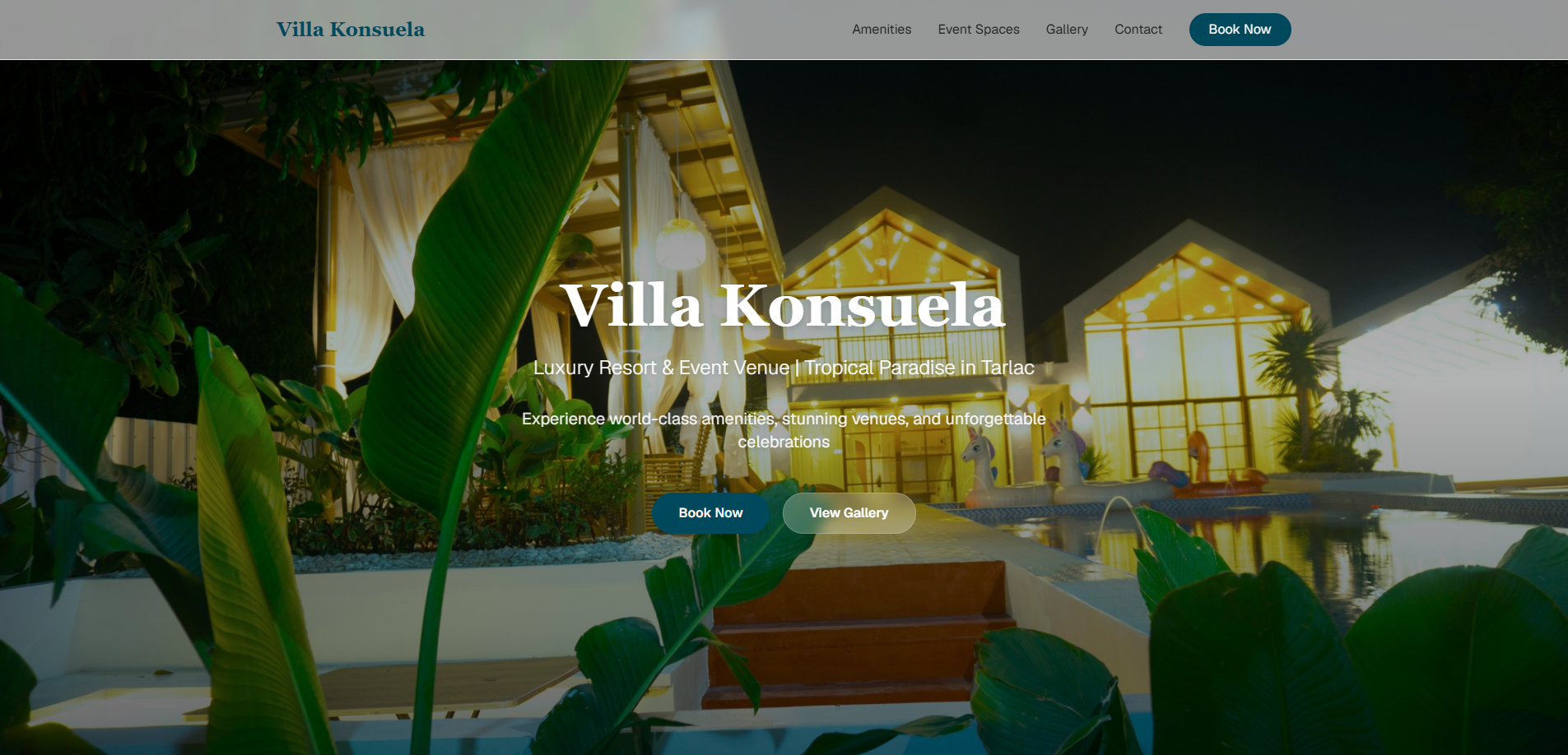 Villa Konsuela project screenshot